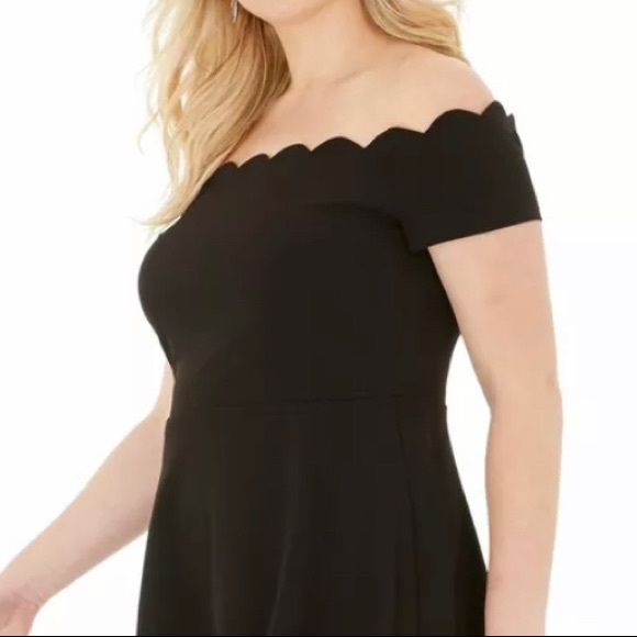 B Darlin black evening dress size 22W NWT - Picture 3 of 10